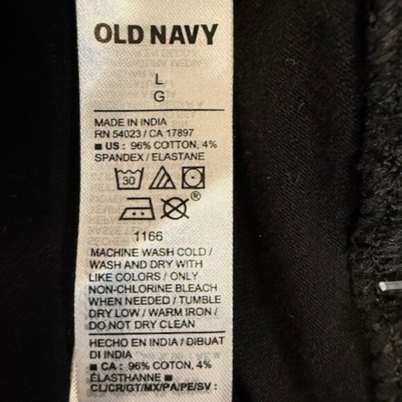 Cropped high waisted Black Cotton leggings - Picture 16 of 16